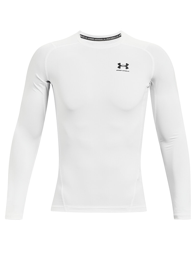 UNDER ARMOUR Herren Fitnessshirt HeatGear Armour weiss | M
